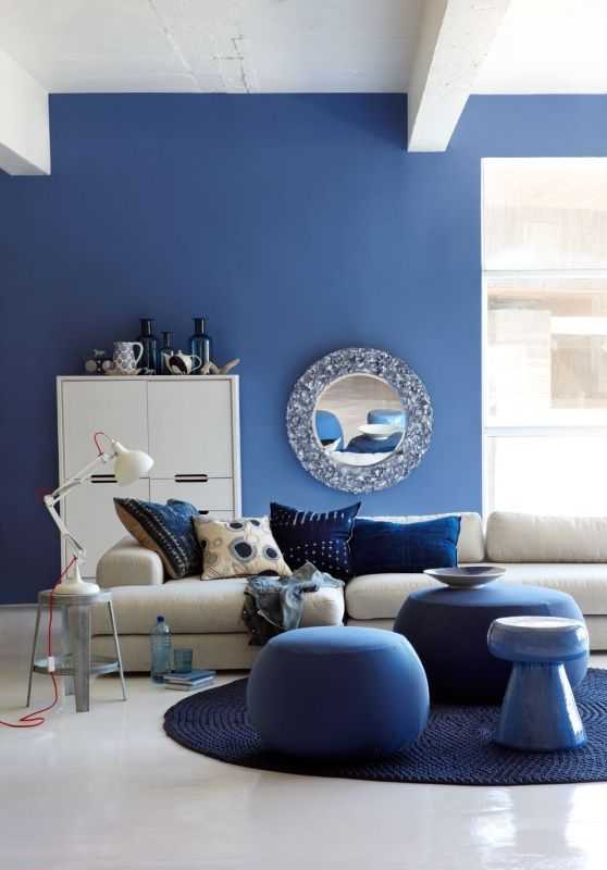 Синяя гостиная (+45 фото): советы и идеи дизайна для модного интерьера | дизайн и интерьер