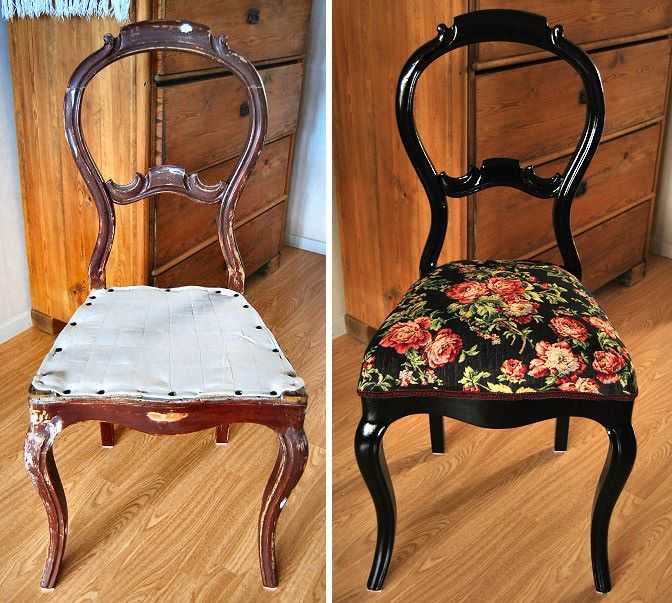 Ремонт стульев из дерева: устранение мелких дефектов и замена обивки