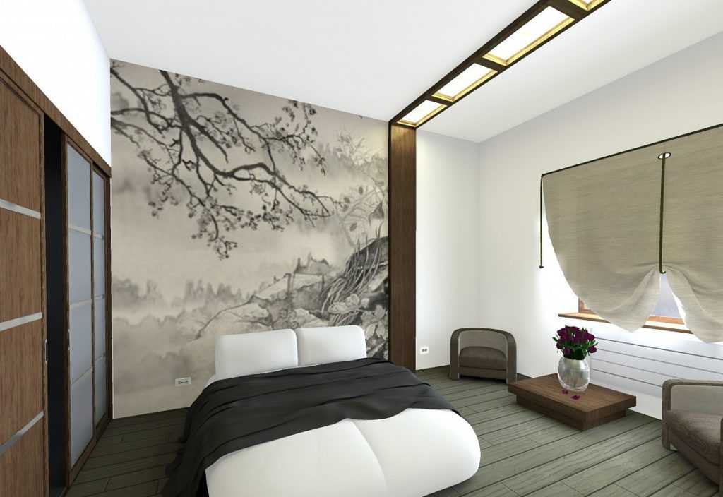 Секреты оформления интерьера спальни в японском стиле
