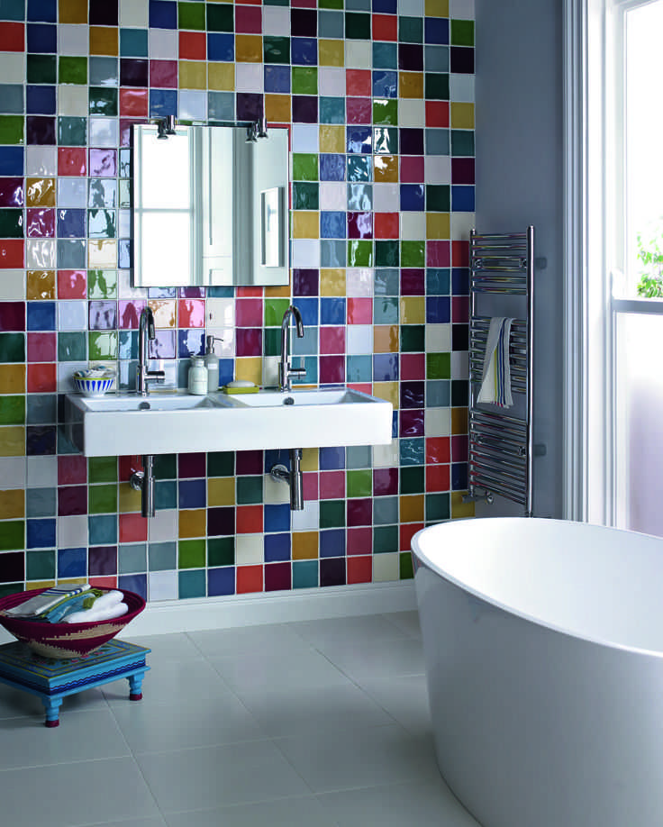 Панно из мозаики в ванной комнате – дополнительный уют и комфорт для всей семьи
