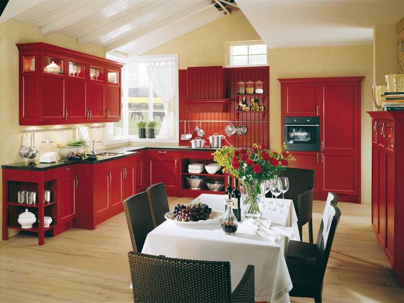 Кухня в красном цвете: идеи и секреты правильного дизайна (60 фото) | современные и модные кухни