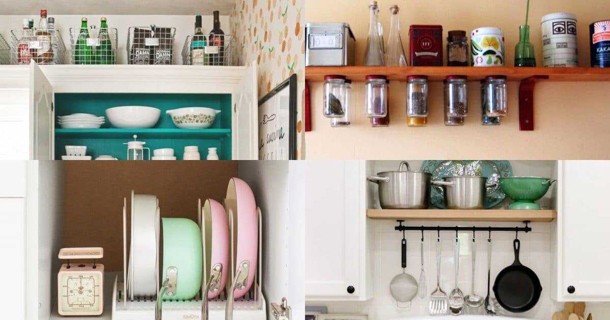 Как организовать хранения на кухне: полезные советы, общие рекомендации, фото примеры