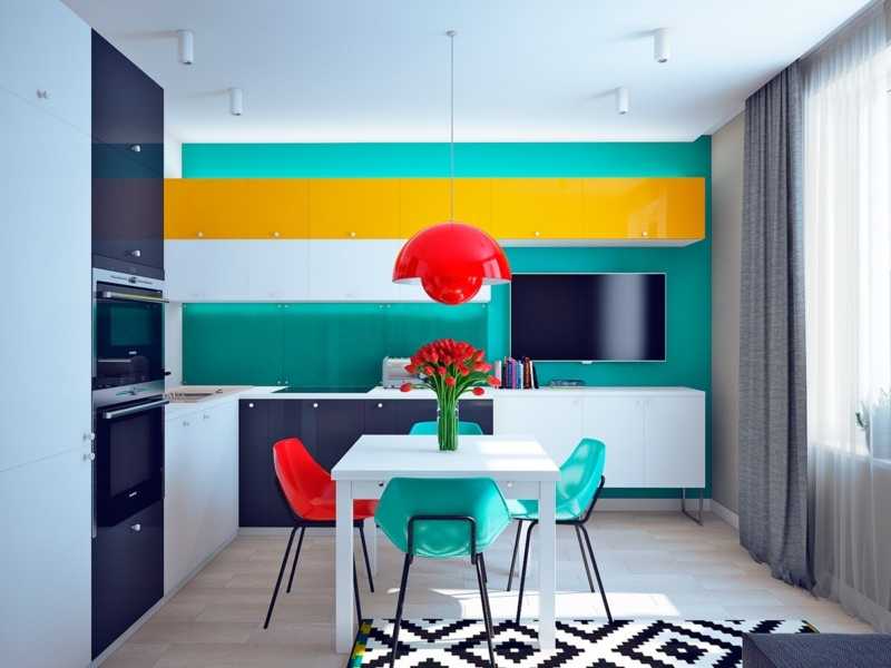 Яркий интерьер, фото и идеи дизайна – яркие цвета и акценты в интерьере квартиры | houzz россия
