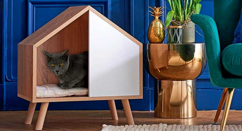 Домик для кота своими руками – инструкция по изготовлению жилья для питомца