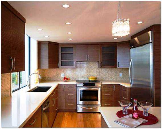 Подвесные потолки из гипсокартона на кухне: образцы дизайна и фото